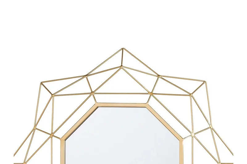 Hillion Speil 50 cm - Gull - Innredning - Speil - Veggspeil