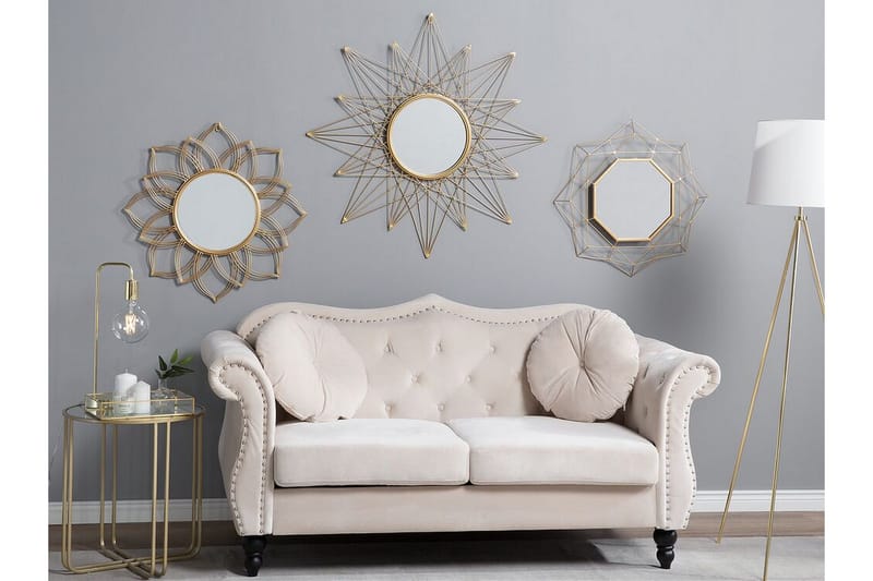 Hillion Speil 50 cm, Gull