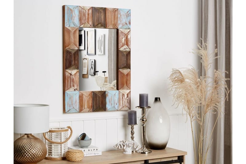 Hizote Speil 63x90 cm - Flerfarget - Innredning - Speil - Veggspeil