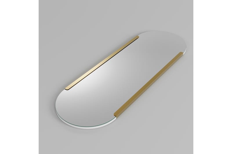 Ingang Speil 50 cm Rektangulær - Gull - Veggspeil - Helkroppsspeil - Gangspeil