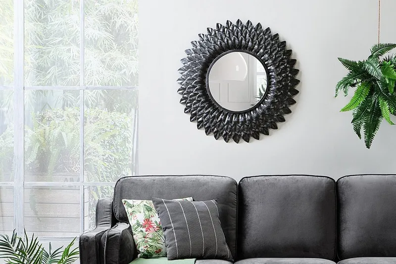 Larrau Speil 70 cm, Sølv