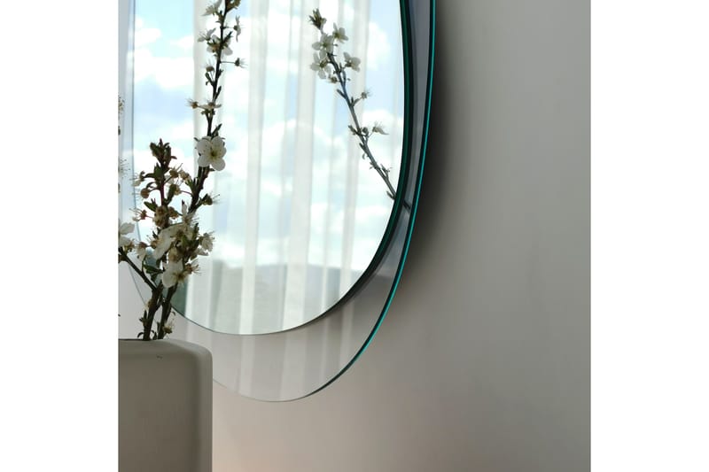 Lepinas asymmetrisk veggspeil 55x75 cm - Herdet Glass - Innredning - Speil - Veggspeil