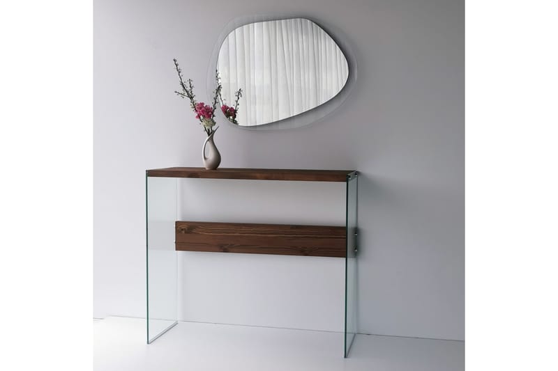Lepinas asymmetrisk veggspeil 55x75 cm - Herdet Glass - Innredning - Speil - Veggspeil