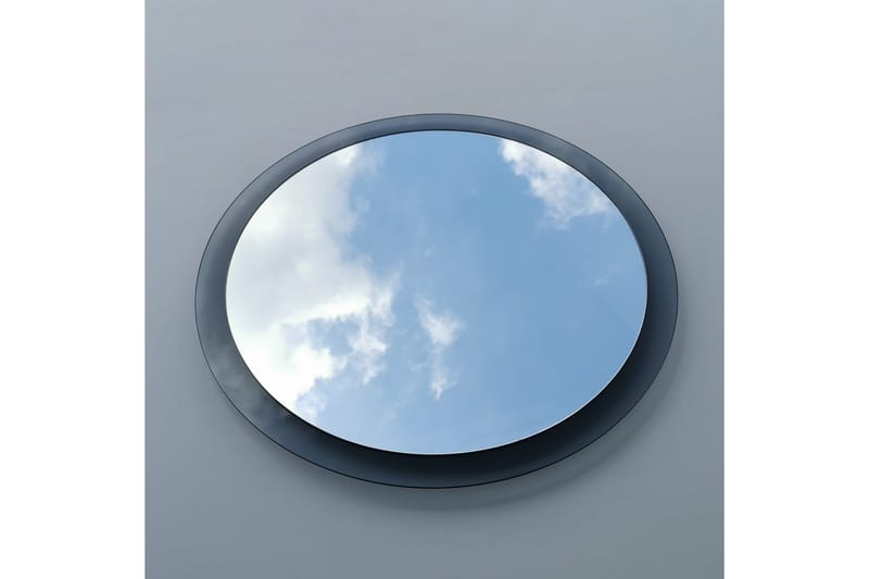 Lepinas Veggspeil Rund 65 cm - Grå/Herdet Glass - Innredning - Speil - Veggspeil