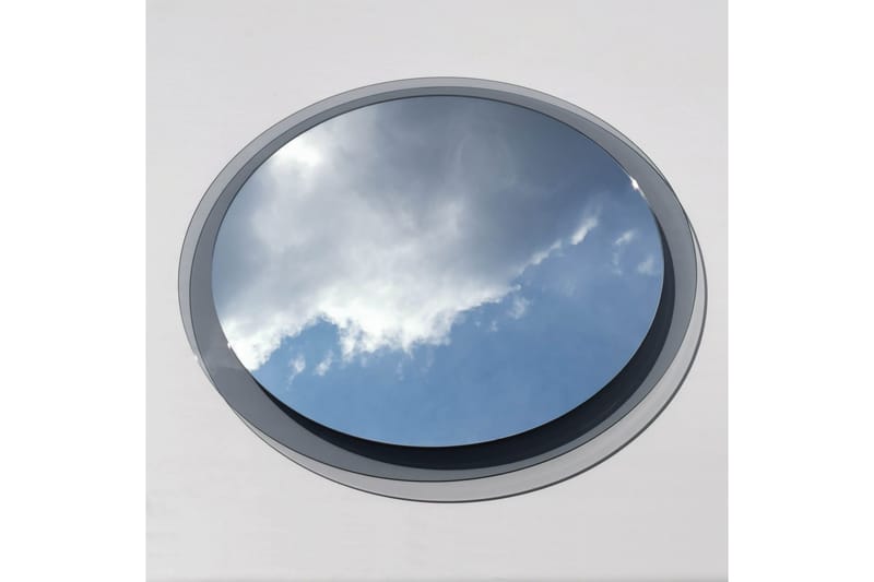 Lepinas Veggspeil Rund 65 cm - Grå/Herdet Glass - Innredning - Speil - Veggspeil