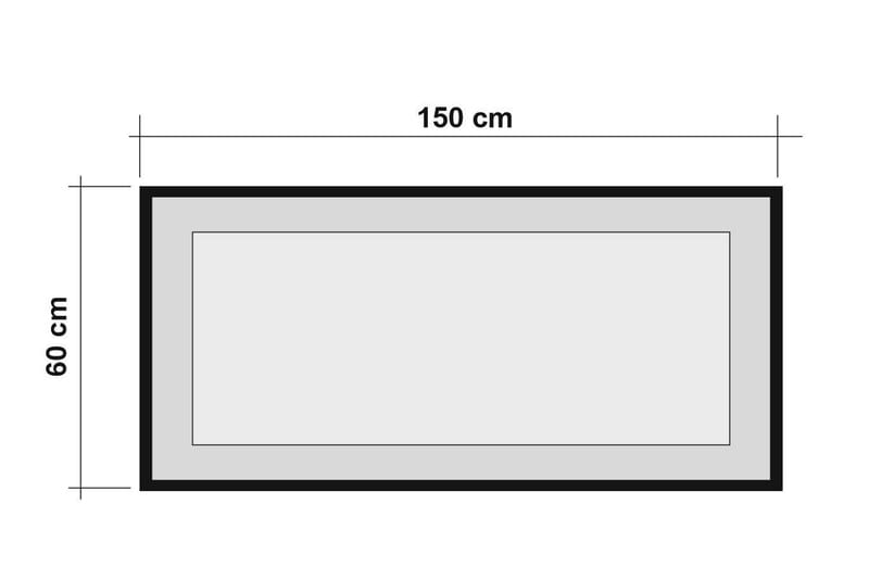 Locate Speil 60 cm - Tre / Natur / Svart - Innredning - Speil - Veggspeil