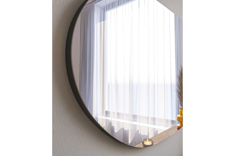 Lopi Speil 52 cm Asymmetrisk - Svart - Innredning - Speil - Veggspeil