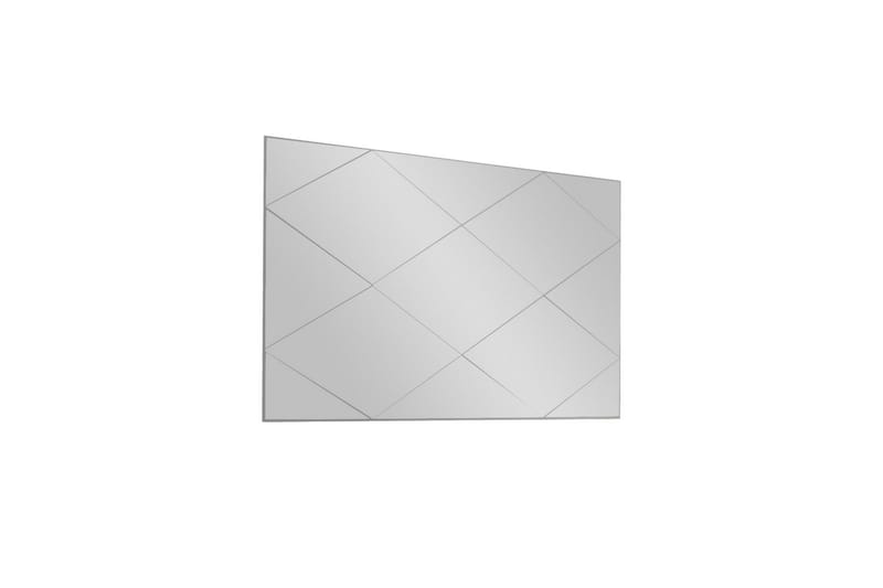 Lossa Speil 50 cm Rektangulær - Hvit - Veggspeil - Gangspeil