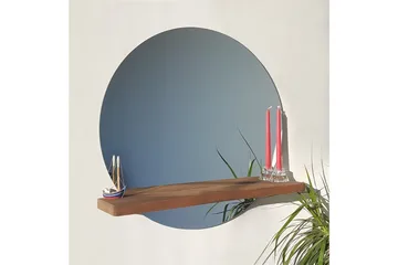 Marmol Dekorasjonsspeil 70 cm - Valnøtt - Innredning - Speil - Veggspeil