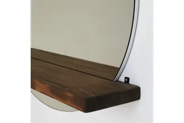 Marmol Dekorasjonsspeil 70 cm - Valnøtt - Innredning - Speil - Veggspeil