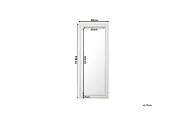 Mauleon Speil 50 cm - Hvit - Innredning - Speil - Veggspeil