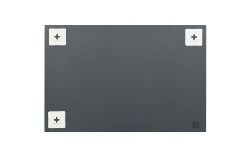 Veggspeil med LED-lys rektangulær glass - Silver - Innredning - Speil - Veggspeil