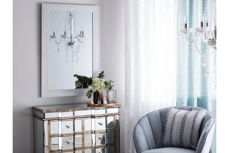 Mervent Speil 61 cm, Sølv