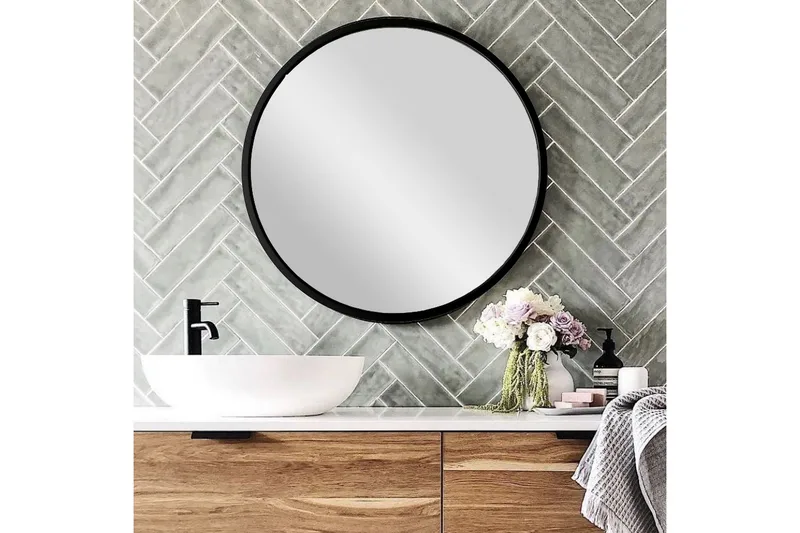 Mirror Svart - Metall/Svart - Innredning - Speil - Veggspeil