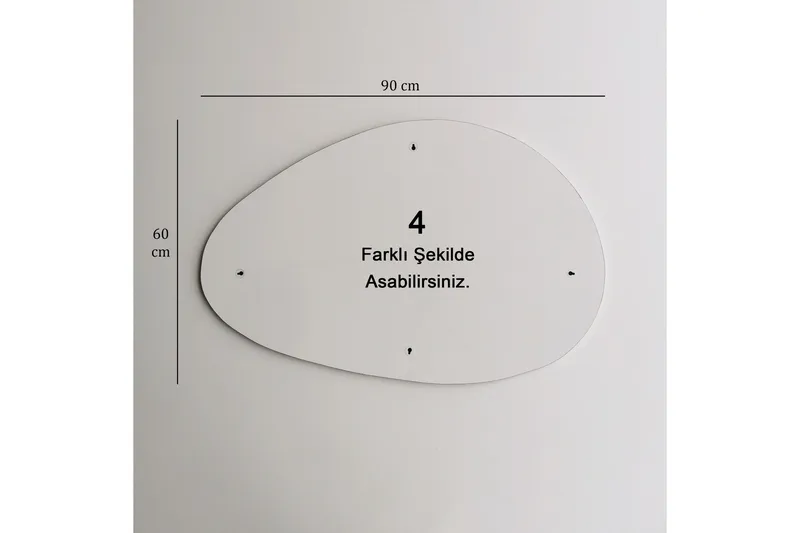 Mirror Svart - Svart - Innredning - Speil - Veggspeil