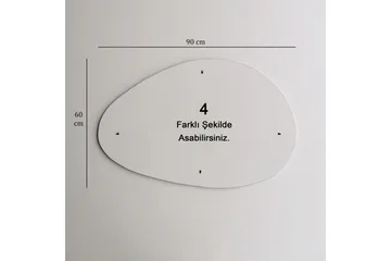 Mirror Svart - Svart - Innredning - Speil - Veggspeil