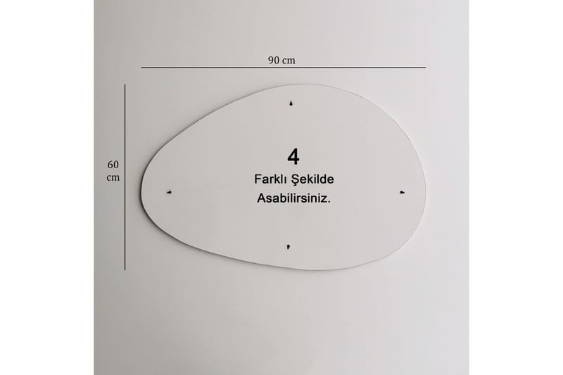 Mirror Svart - Svart - Innredning - Speil - Veggspeil