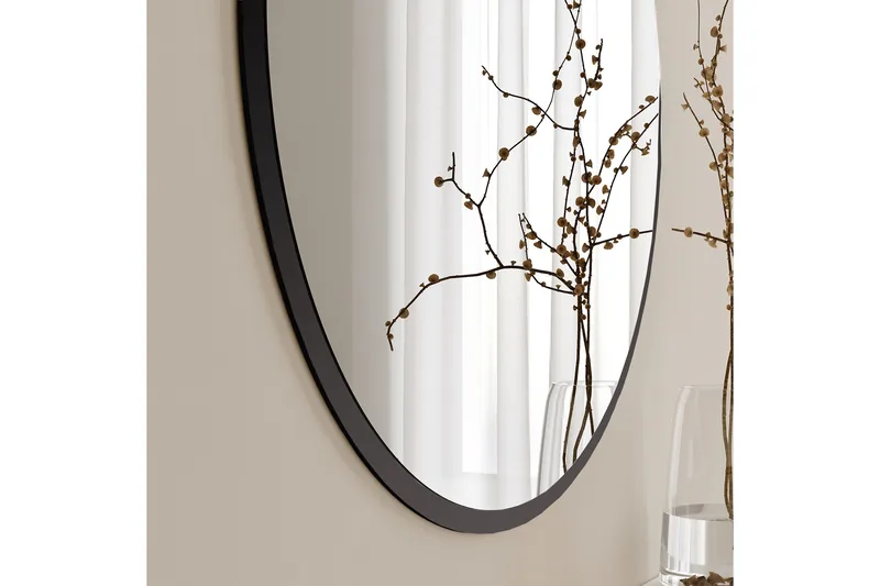 Mirror Svart - Svart - Innredning - Speil - Veggspeil