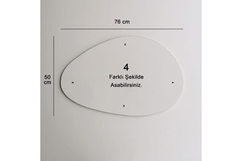 Mirror Svart - Svart - Innredning - Speil - Veggspeil