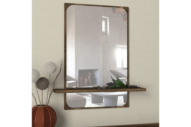 Mohed Speil 45 cm - Brun - Innredning - Speil - Veggspeil