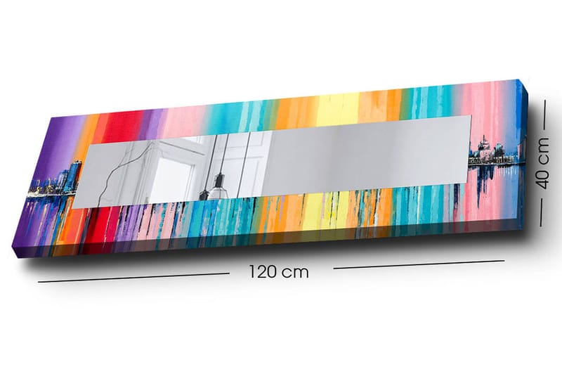 Mokhcha Dekorspeil 40x120 cm Christmas - Canvas/Flerfarget - Innredning - Speil - Veggspeil