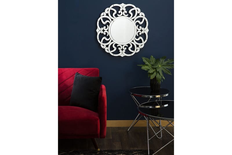 Mornai Speil 70 cm - Sølv - Innredning - Speil - Veggspeil