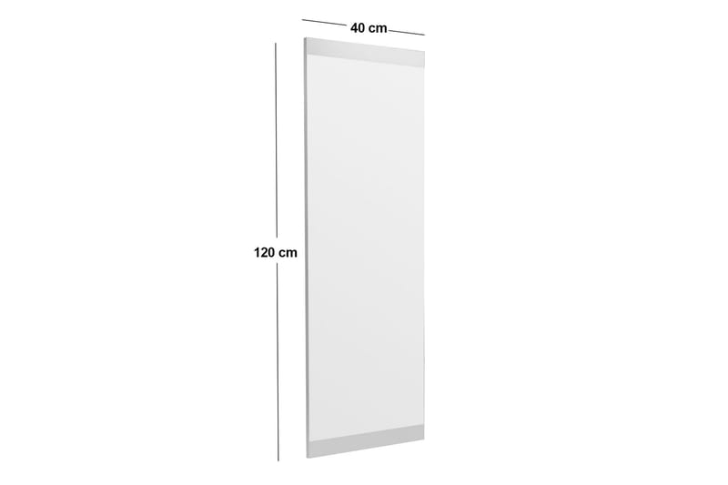 Neom Speil 40 cm Rektangulær - Hvit - Veggspeil - Helkroppsspeil - Gangspeil