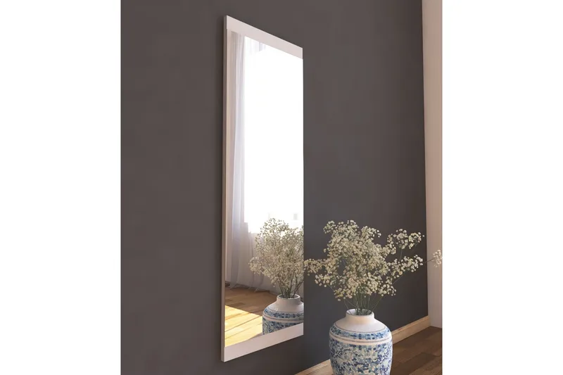 Neom Speil 40 cm Rektangulær - Hvit - Innredning - Speil - Veggspeil