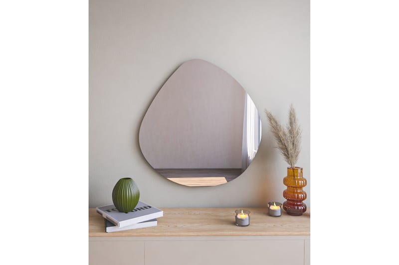 Omilo Speil 60 cm Asymmetrisk - Svart - Innredning - Speil - Veggspeil