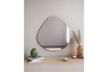 Omilo Speil 60 cm Asymmetrisk - Svart - Innredning - Speil - Veggspeil
