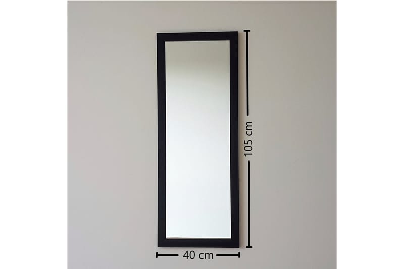 Orbe Dekorasjonsspeil 40 cm - Svart - Innredning - Speil - Veggspeil