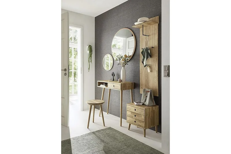 Pakro Speil Rundt 40 cm - Natur - Innredning - Speil - Veggspeil