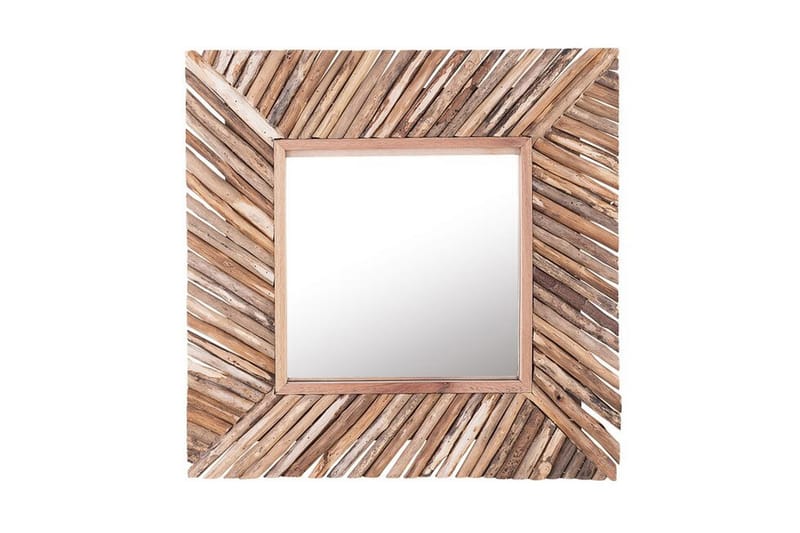 Pashel Speil 60x60 cm - Tre/Natur - Innredning - Speil - Veggspeil
