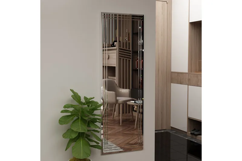 Pauli Speil 40 cm Rektangulær - Hvit - Innredning - Speil - Veggspeil