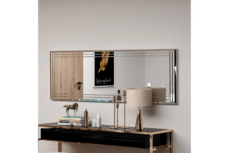 Pauli Speil 40 cm Rektangulær - Hvit - Innredning - Speil - Veggspeil