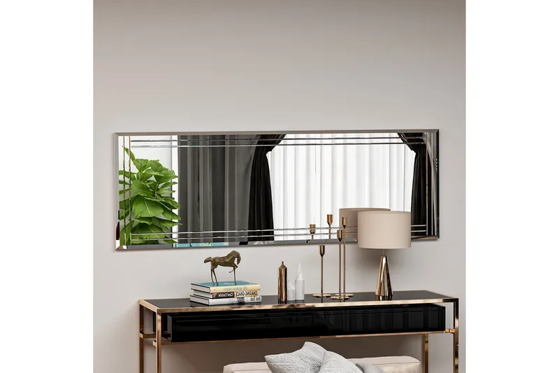 Pauli Speil 40 cm Rektangulær - Hvit - Innredning - Speil - Veggspeil