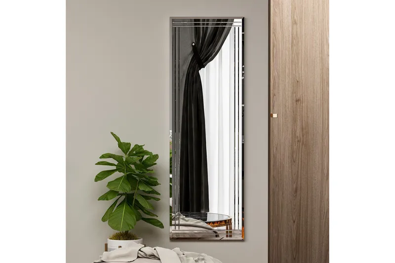 Pauli Speil 40 cm Rektangulær - Hvit - Innredning - Speil - Veggspeil