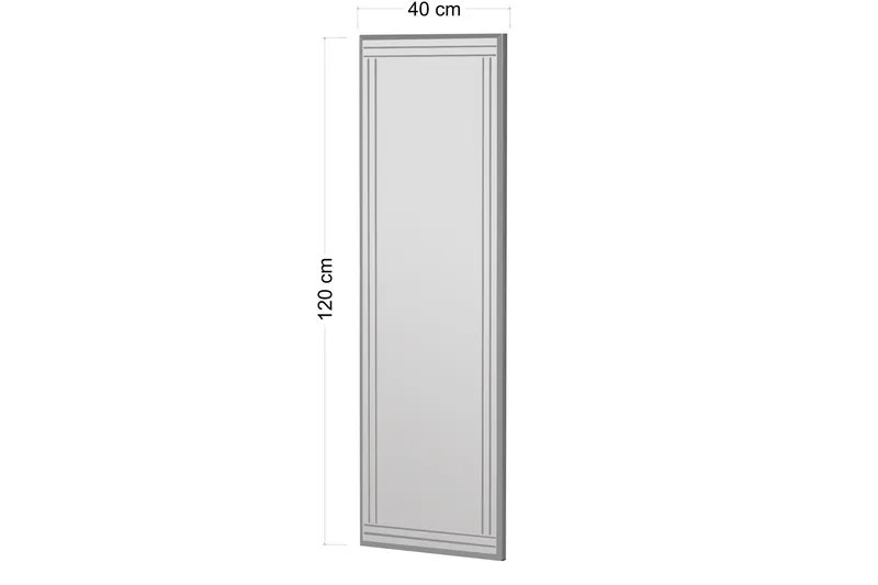 Pauli Speil 40 cm Rektangulær - Hvit - Innredning - Speil - Veggspeil