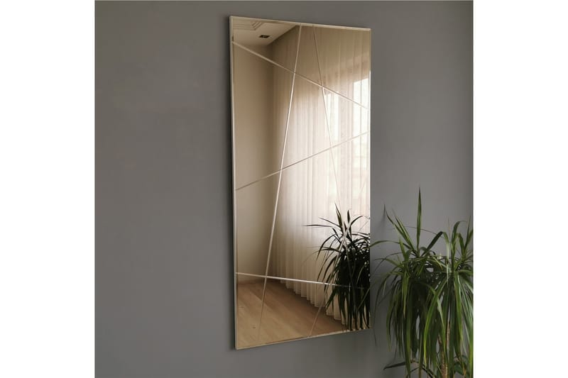 Petalcu Dekorasjonsspeil 130 cm - Sølv - Innredning - Speil - Veggspeil