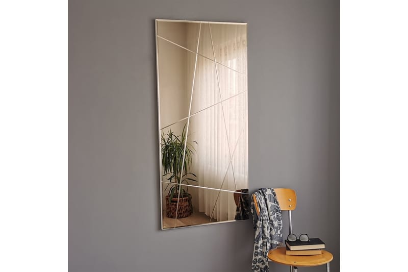 Petalcu Dekorasjonsspeil 130 cm - Sølv - Innredning - Speil - Veggspeil