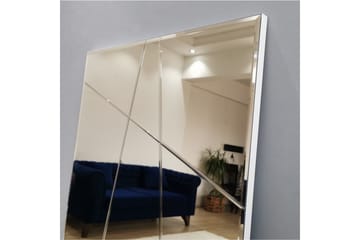 Petalcu Dekorasjonsspeil 130 cm - Sølv - Innredning - Speil - Veggspeil