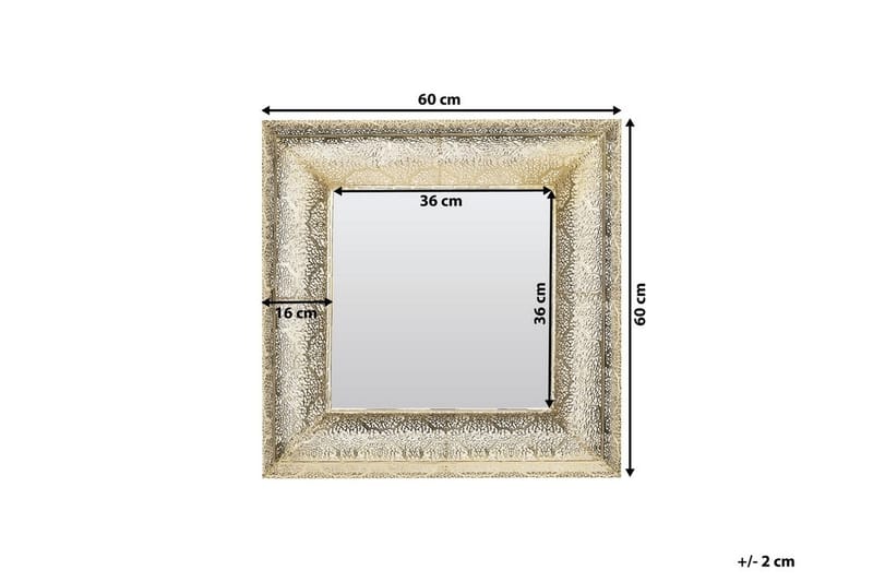 Plerin Speil 60 cm - Gull - Veggspeil - Gangspeil