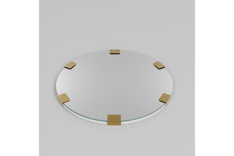 Porp Speil 60 cm Rund - Gull - Innredning - Speil - Veggspeil