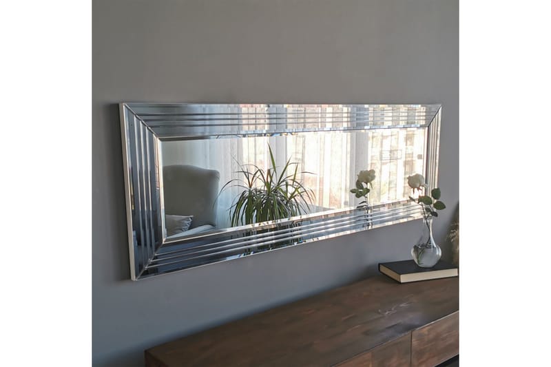 Prajit Dekorasjonsspeil 120 cm - Sølv - Innredning - Speil - Veggspeil