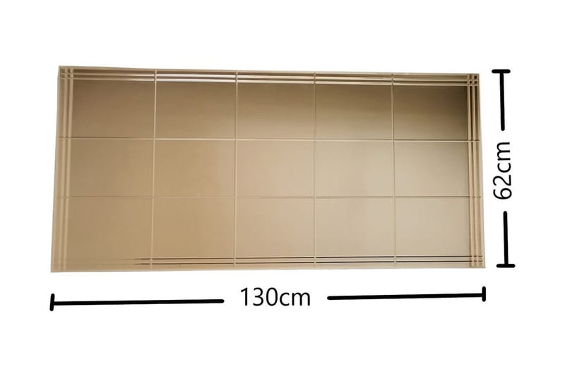 Raliyah Dekorasjonsspeil 62 cm - Sølv - Innredning - Speil - Veggspeil