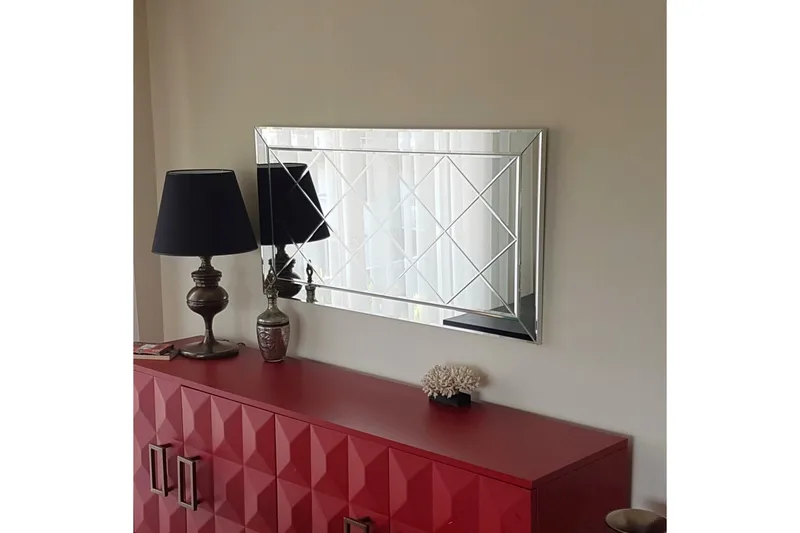 Readon Dekorasjonsspeil 65 cm - Sølv - Innredning - Speil - Veggspeil