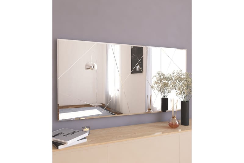 Relsa Speil 60 cm Rektangulær - Hvit - Veggspeil - Helkroppsspeil - Gangspeil