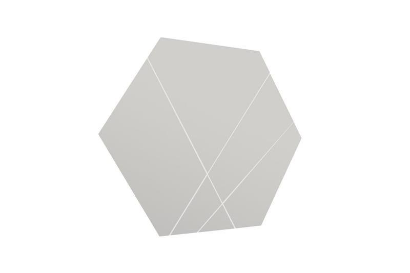 Rubby Speil 70 cm Rektangulær - Hvit - Innredning - Speil - Veggspeil