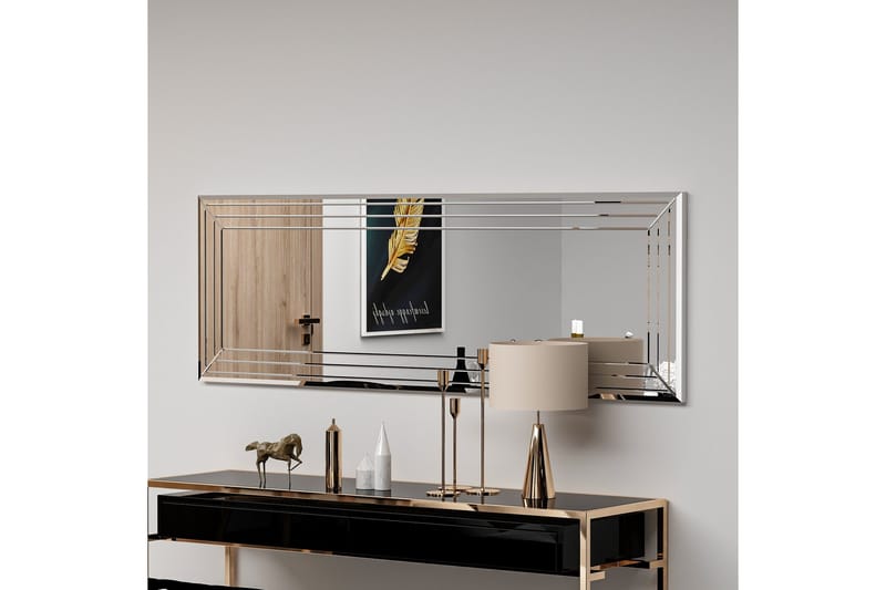 Rupan Speil 40 cm Rektangulær - Hvit - Innredning - Speil - Veggspeil