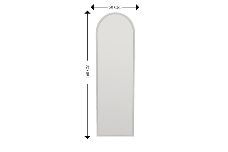 Rusele Speil 50 cm Rektangulær - Hvit - Innredning - Speil - Veggspeil